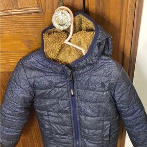Used North face size 4t jacket-reversible